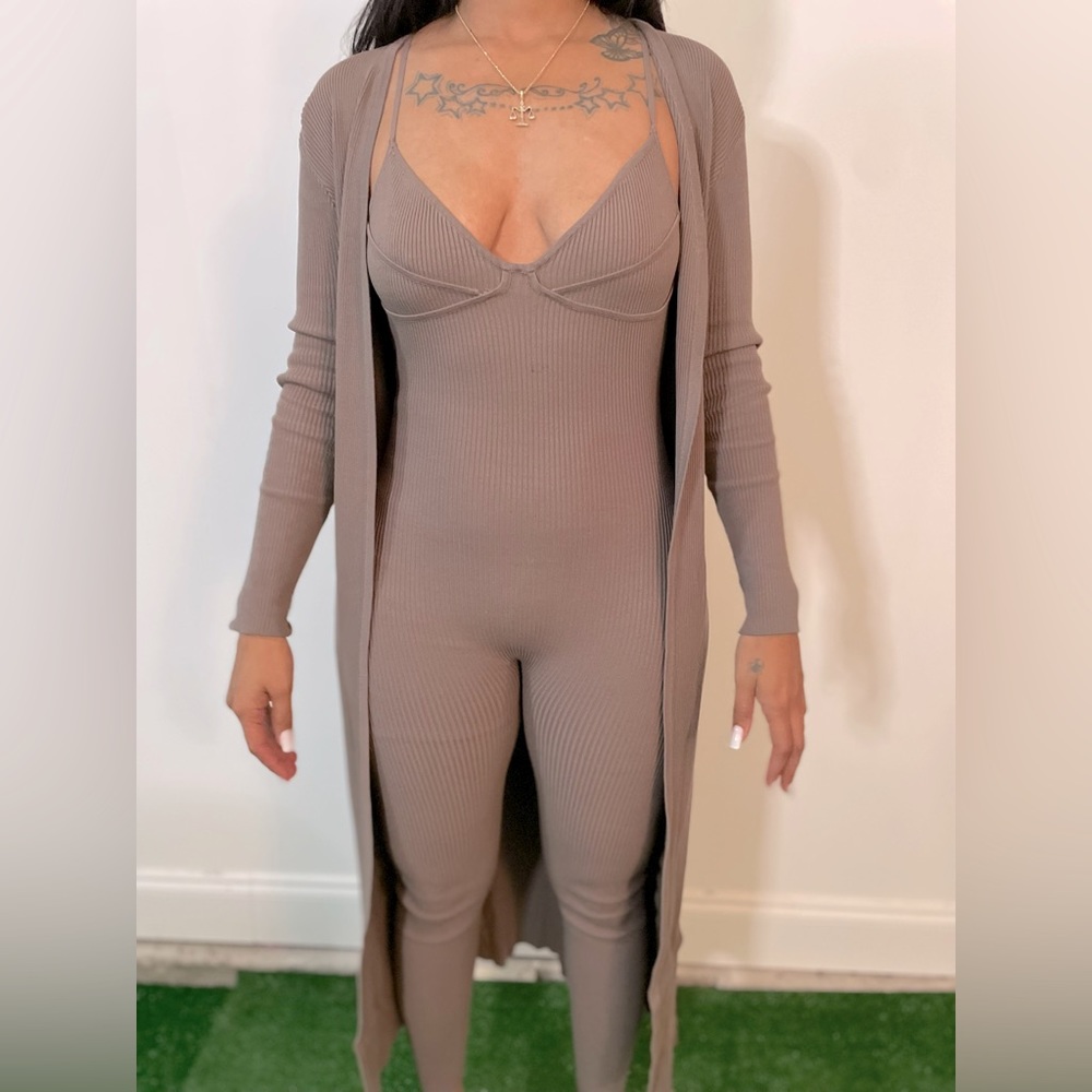 2 piece Onsie & Cardigan set